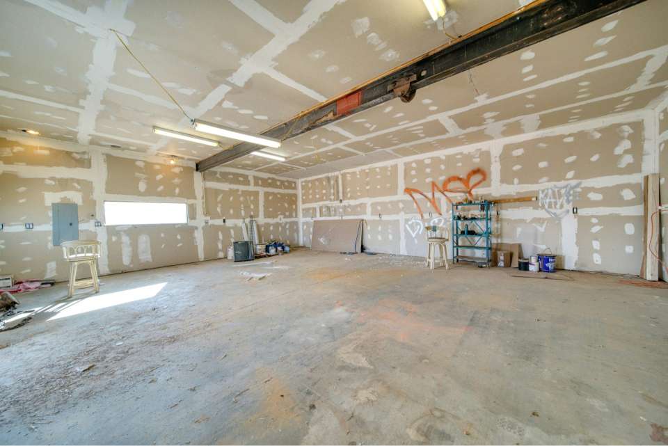 Sala en construcción con pladur
